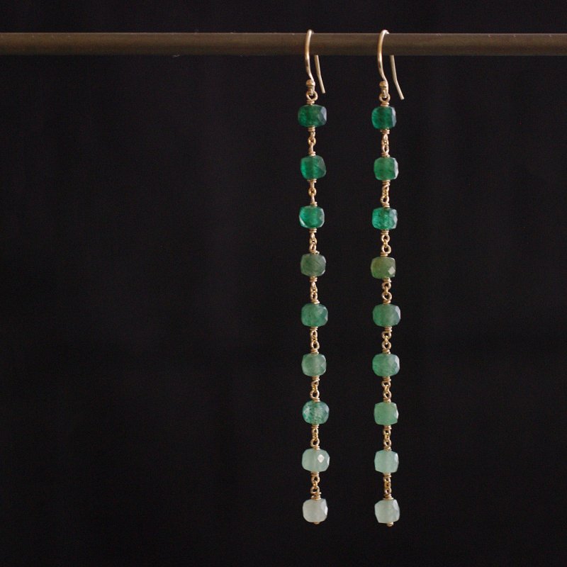 green（earring） - 七月 Accessories