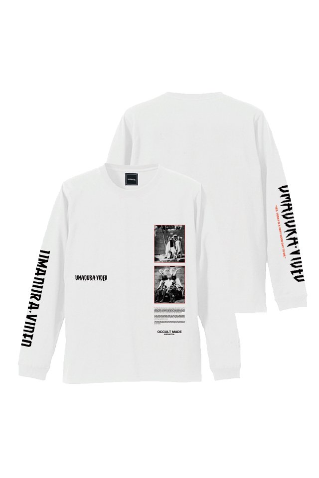 H＞FRACTAL × UMADURAVIDEO -「HOPI」ロングTシャツ(WHITE)