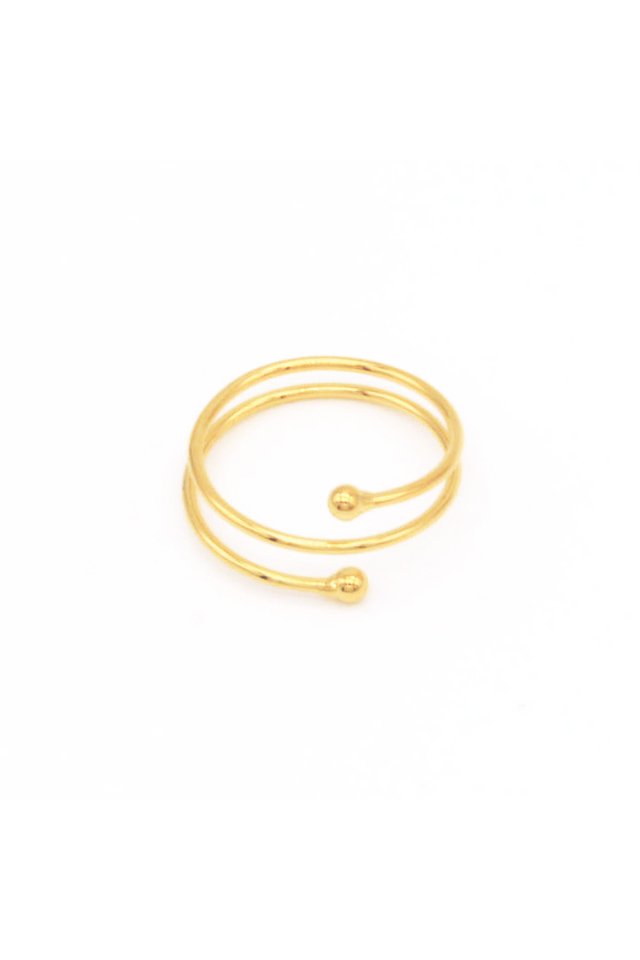【20%OFF】unclod - TINY BALL RING-A (GOLD) アンクロッド タイニー ボール リング  