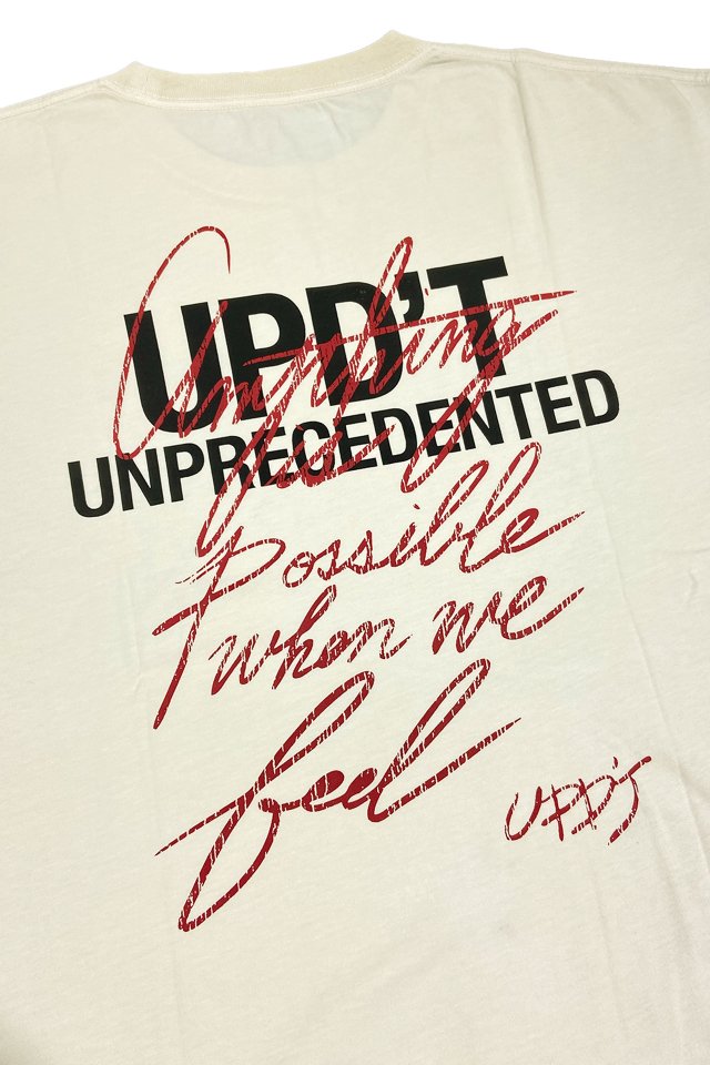 UPD'T - PIGMENT TAGGING Tシャツ(VANNILA)