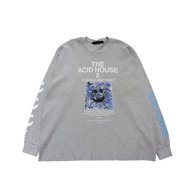 MUZE BLACK LABEL - ACIDHOUSE 2 THERMAL WIDE CUT&SEWN(HEATHER GRAY)