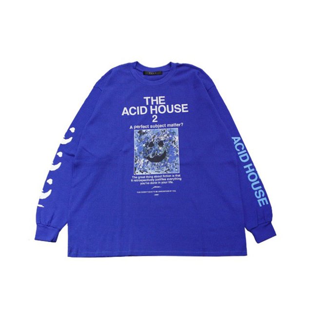 MUZE BLACK LABEL - ACIDHOUSE 2 THERMAL WIDE CUT&SEWN(ROYAL)(MUZE GALLERY 限定カラー)