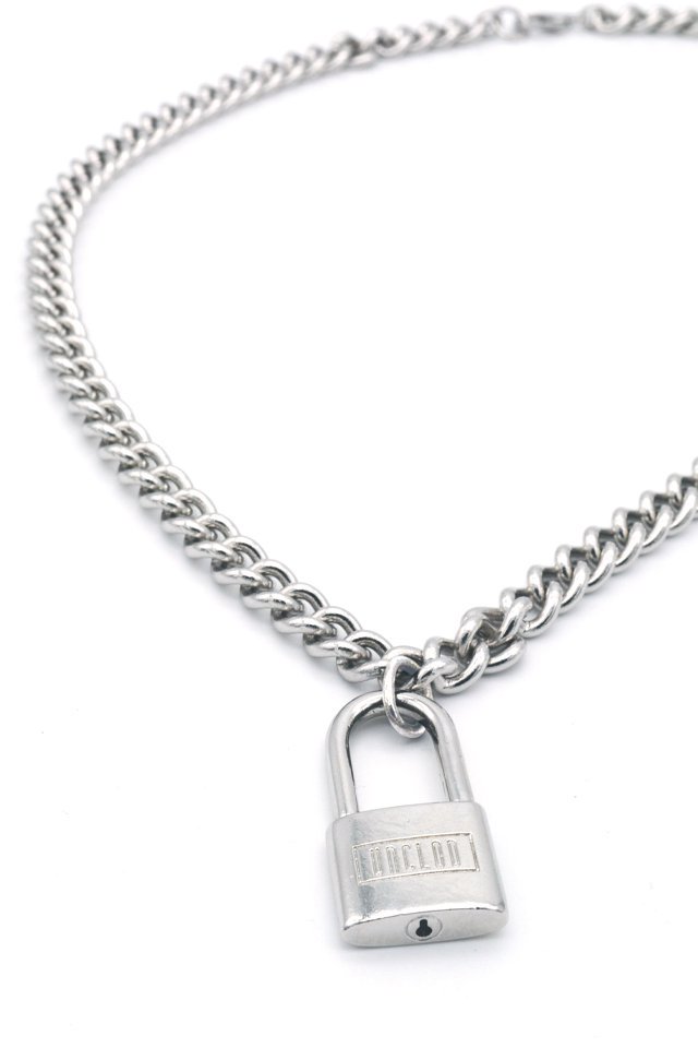 <img class='new_mark_img1' src='https://img.shop-pro.jp/img/new/icons1.gif' style='border:none;display:inline;margin:0px;padding:0px;width:auto;' />unclod - PADLOCK  NECKLACE(SILVER) アンクロッド パドロックネックレス シルバー