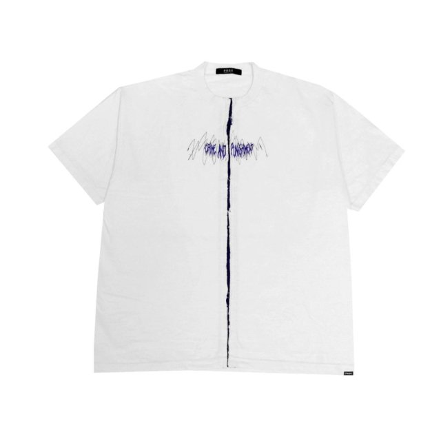 <img class='new_mark_img1' src='https://img.shop-pro.jp/img/new/icons20.gif' style='border:none;display:inline;margin:0px;padding:0px;width:auto;' />PRDX PARADOX TOKYO -  STITCHING T-SHIRTS “C.A.P.” ( WHITE ) パラドックス