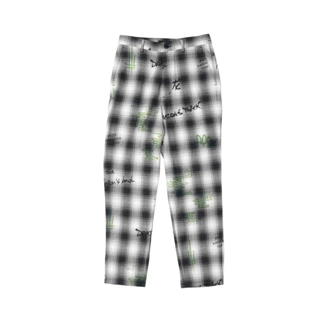 PRDX PARADOX TOKYO - ICONS OMBRE CHECK PANTS ( BLACK )オンブレチェックパンツ セットアップ