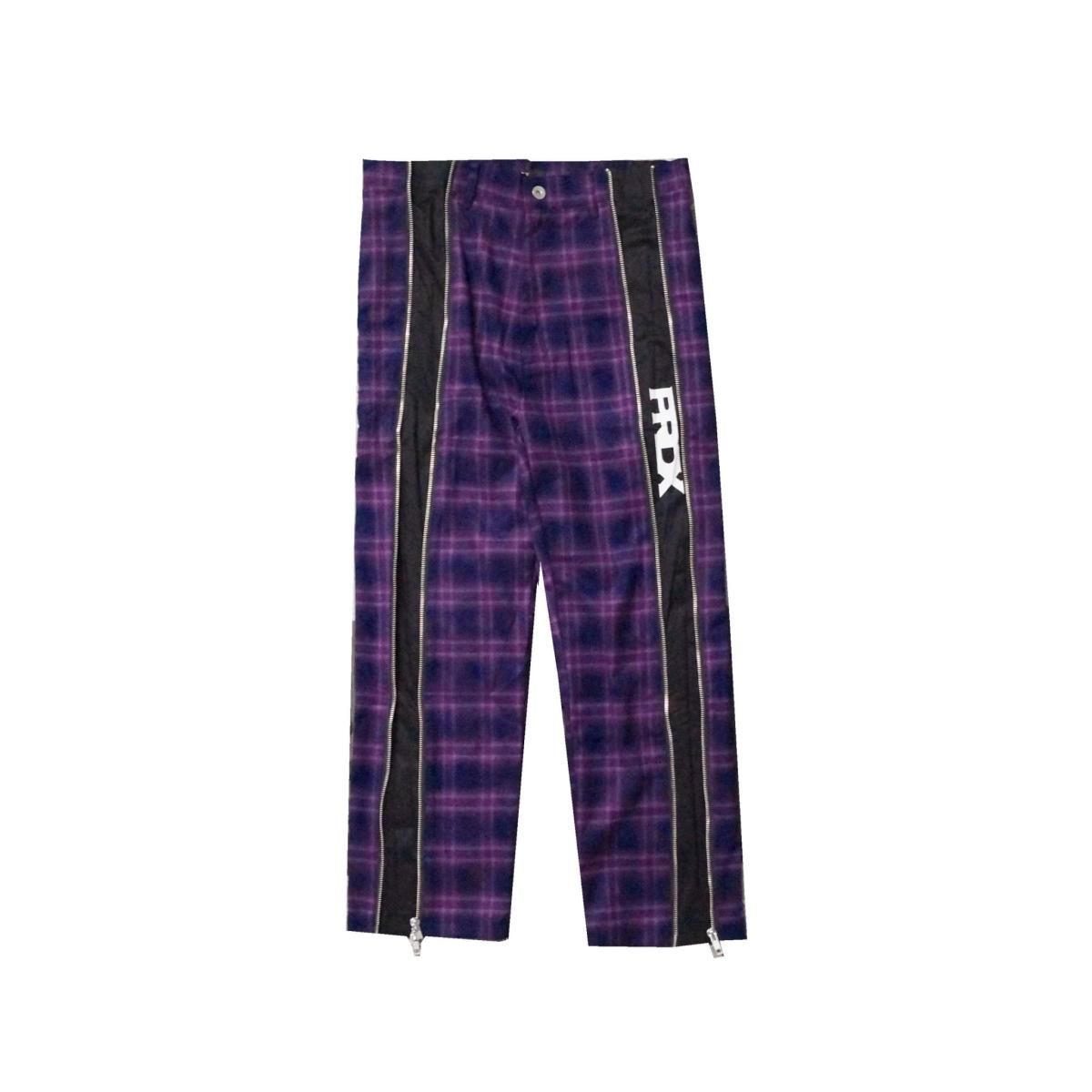 PRDX PARADOX TOKYO - ZIP WULTIWAY CHECK PANTS ( PURPLE