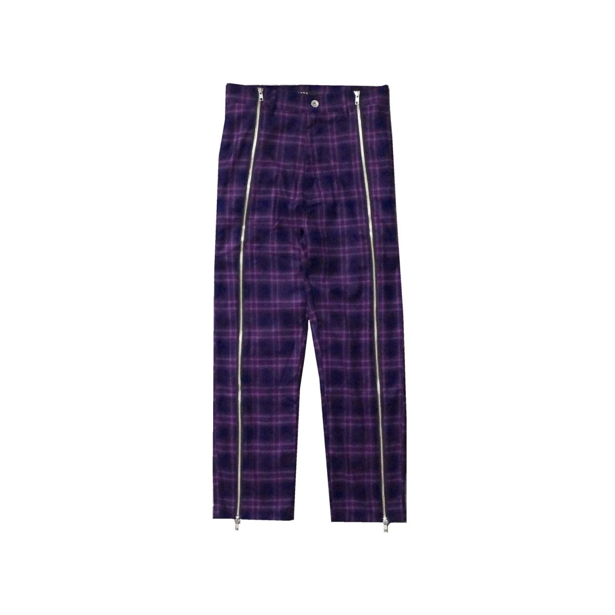 KIDILL】Wide Zip\u0026Straps Tartan Pants - fawema.org