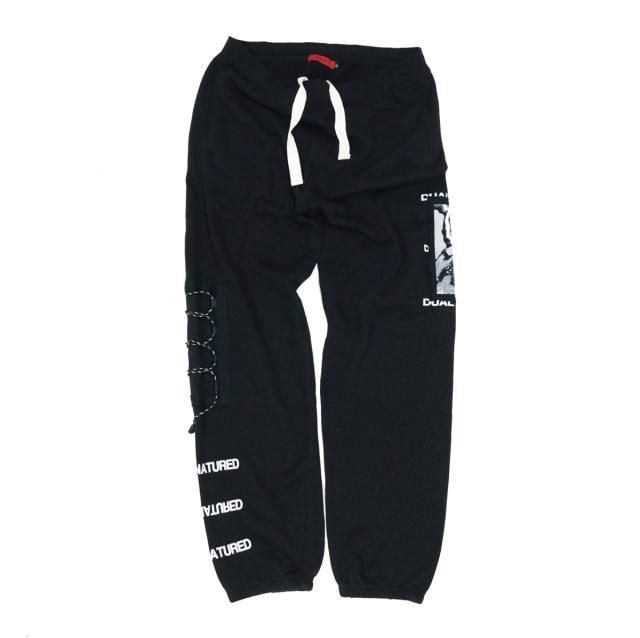 PRDX PARADOX TOKYO - DRAWING PATCH SWEAT PANTS ( BLACK ) ץȥåȥѥ