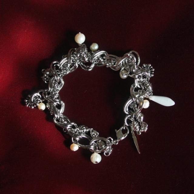 426䳫ϡPRDX PARADOX TOKYO - MIXED CHARM BRACELET (WHITE) ֥쥹å øѡ С