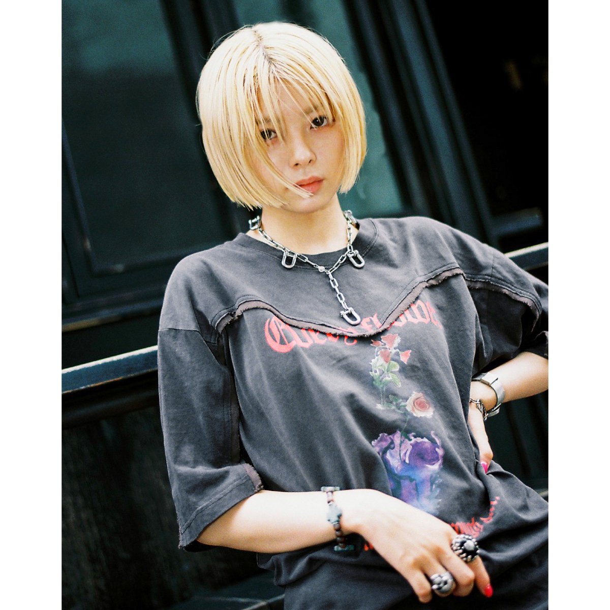 PRDX PARADOX TOKYO - REBUILD PRINTED TEE ( BLACK ) パラドックス 