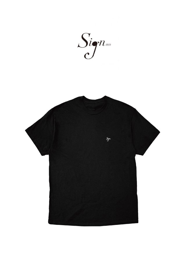 Sign1019  LOGO 10th ANNIVERSARY T-SH(BLACK)