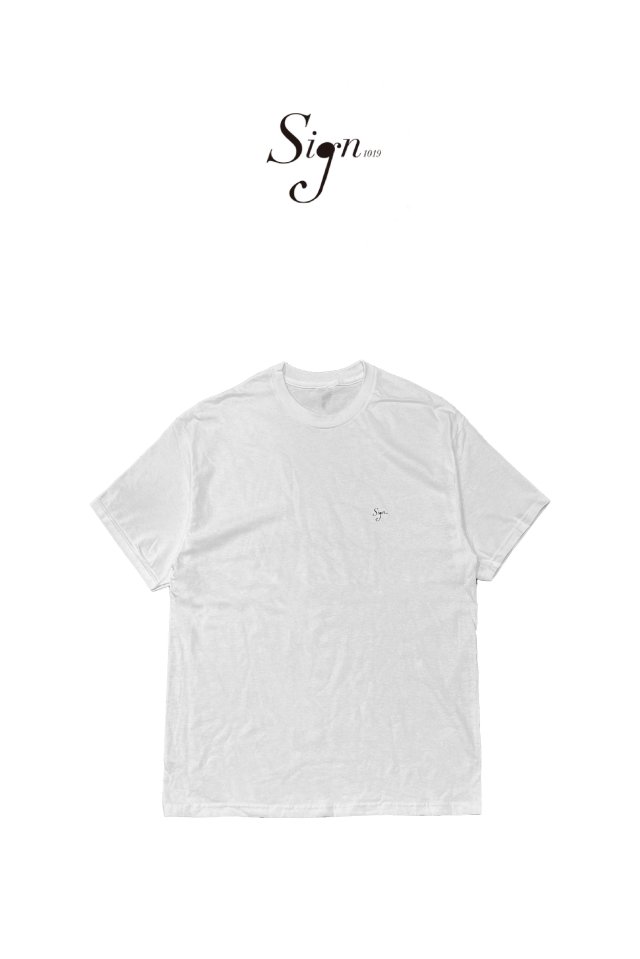 Sign1019  LOGO 10th ANNIVERSARY T-SH(WHITE)