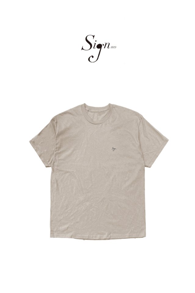 Sign1019  LOGO 10th ANNIVERSARY T-SH(BEIGE)