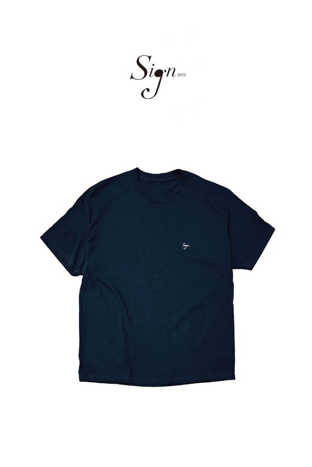 Sign1019  LOGO 10th ANNIVERSARY T-SH(NAVY)