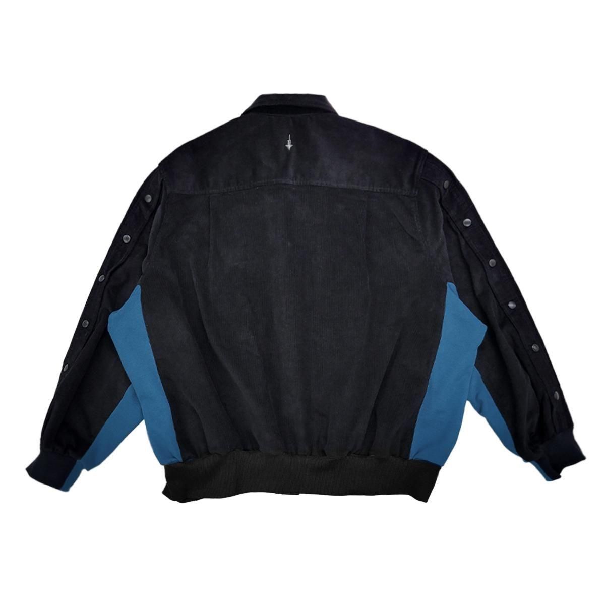 PRDX PARADOX TOKYO / SIDE SWEAT WIDE CORDUROY JACKET - BLACK
