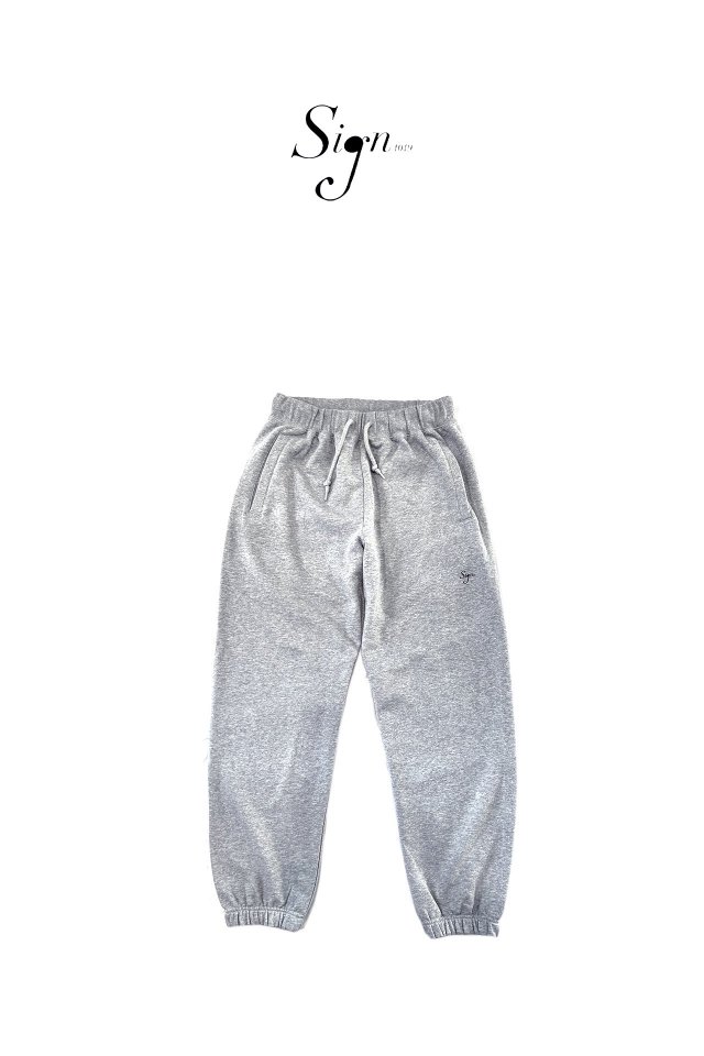 ͽ1-2ܤϤͽSign1019 - Sign1019 4LC LOGO SWEAT PANTS(ASH GRAY)