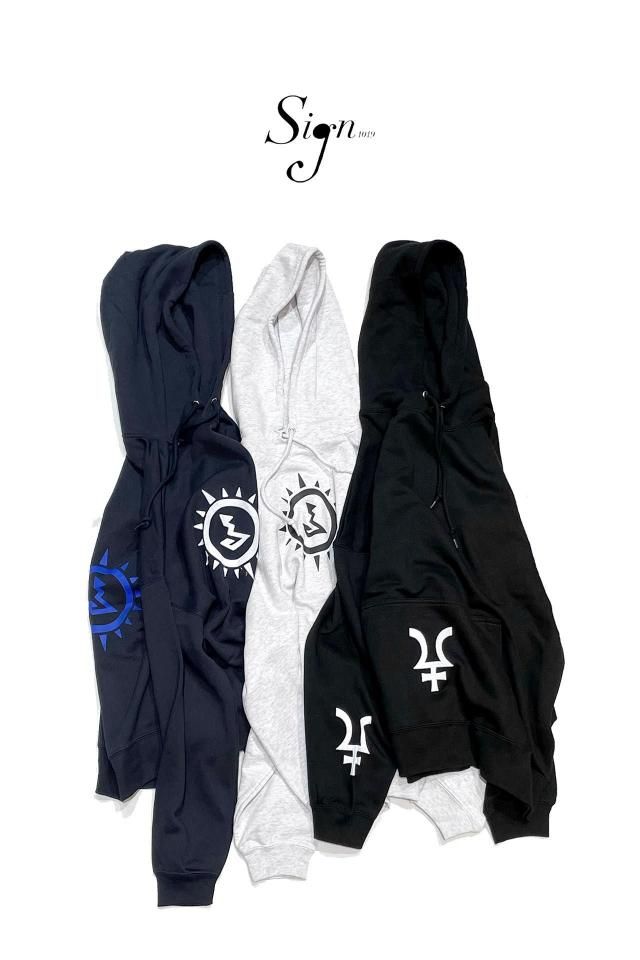 աǥ Sign1019 - Sign1019 SILK SCREEN PRINT Ltd. HOODIE(BLACK)(NAVY)(ASH GRAY)
