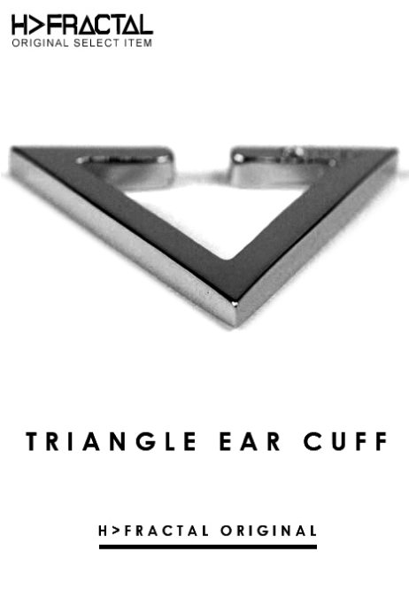 TRIANGLE EAR CUFF-GBLK - フラクタル原宿 通販 H＞FRACTAL Laforet 