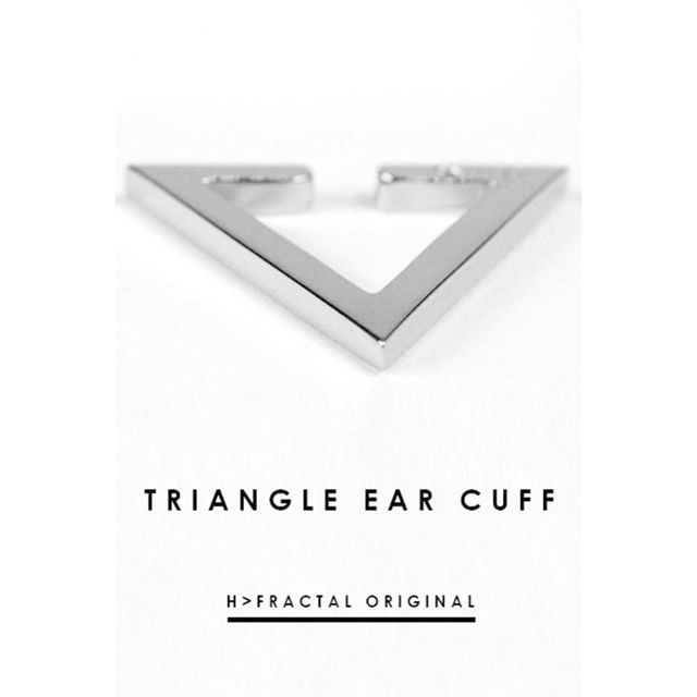 TRIANGLE EAR CUFF-SLV - フラクタル原宿 通販 H＞FRACTAL Laforet ONLINESHOP