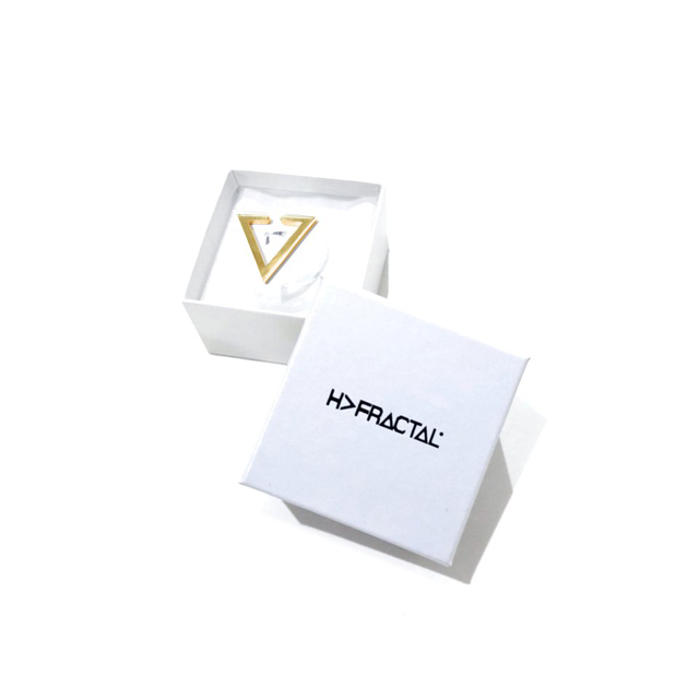 H＞FRACTAL ORIGINAL TRIANGLE EAR CUFF(GOLD) トイアングルイヤーカフ