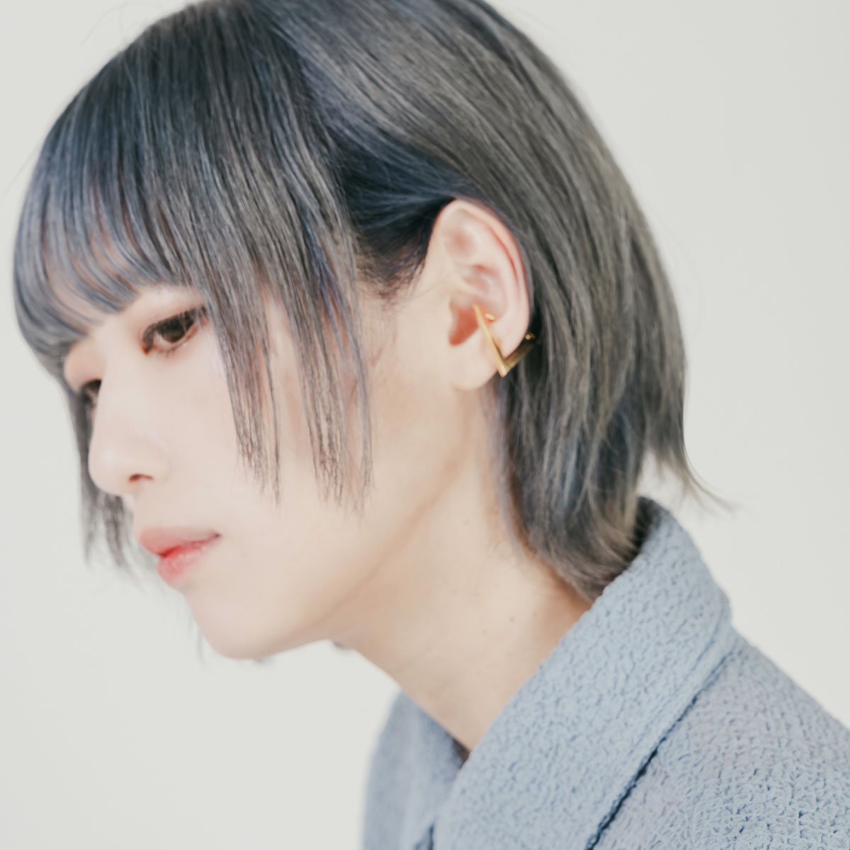 H＞FRACTAL ORIGINAL TRIANGLE EAR CUFF(GOLD) トイアングルイヤーカフ(ゴールド) -  MUZE,PARADOX,THETEST公式取り扱い、フラクタル原宿 公式通販 H＞FRACTAL Laforet ONLINESHOP - フラクタル原宿  通販 H＞FRACTAL Laforet ONLINESHOP