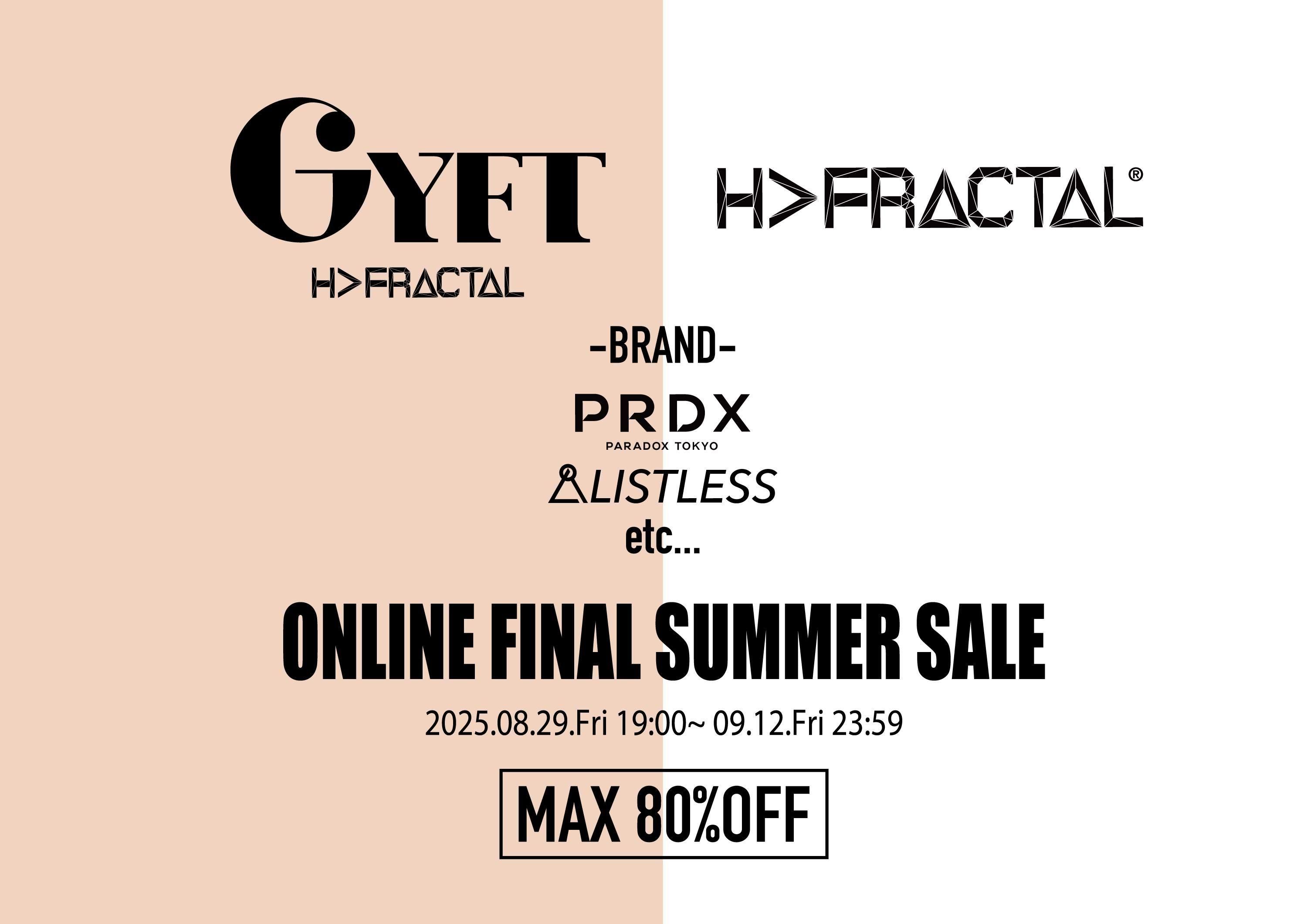 フラクタル 通販 H＞FRACTAL ONLINESHOP