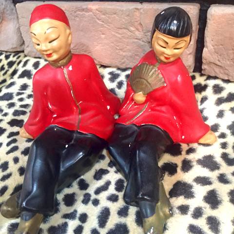 Oriental Doll Pair