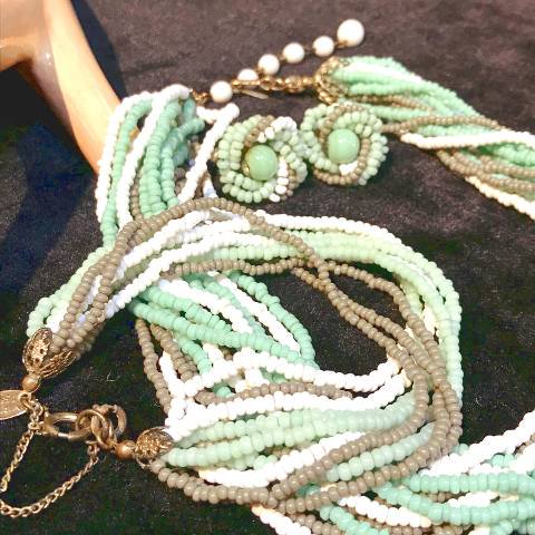 “MIRIAM HASKELL” Necklace & Bracelet