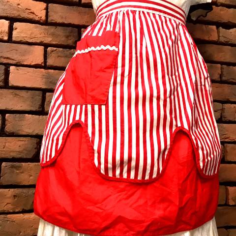 Candy Striped Reversible Apron