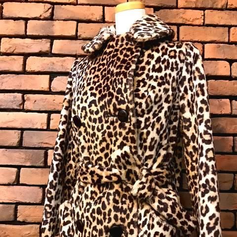 Leopard Fur Coat w/Belt