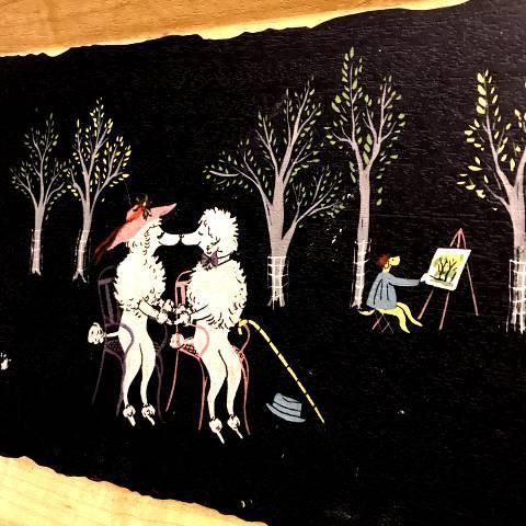 Kentley Poodle Tray Scene2 Fascination Honey Bop Kentley Poodle Tray Scene2 Fascination Honey Bop