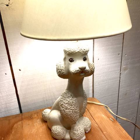 “FLAIR” Poodle Lamp