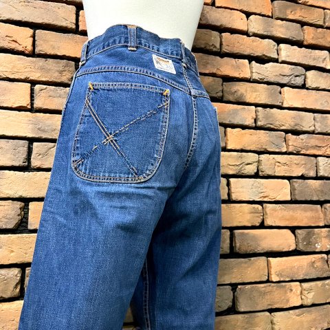 “TUFFIES OUT OF THE WEST” Denim Ranch Pants