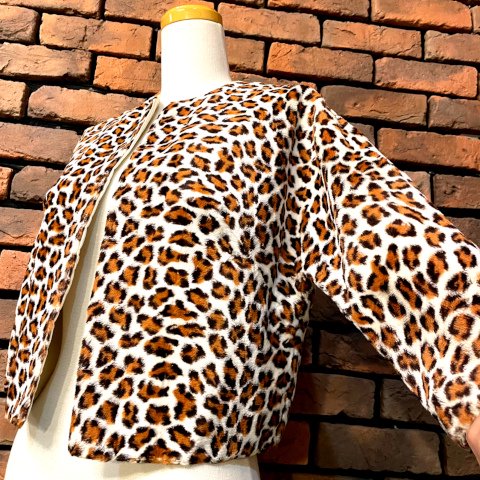 Leopard Fur Bolero Jacket