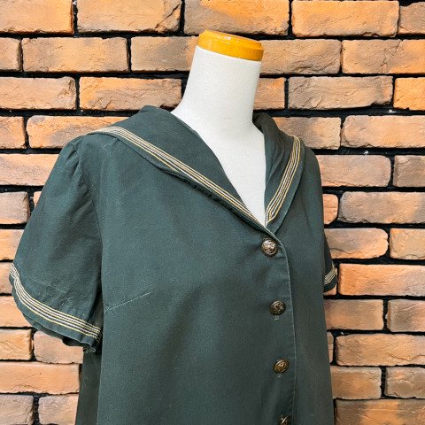 <img class='new_mark_img1' src='https://img.shop-pro.jp/img/new/icons13.gif' style='border:none;display:inline;margin:0px;padding:0px;width:auto;' />Sailor Collar Cotton Dress