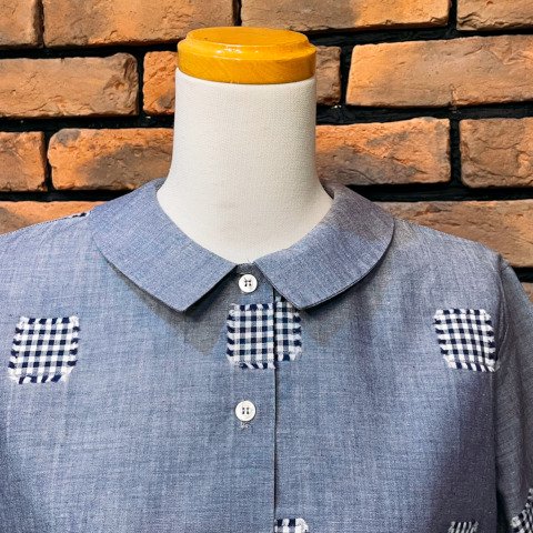 <img class='new_mark_img1' src='https://img.shop-pro.jp/img/new/icons13.gif' style='border:none;display:inline;margin:0px;padding:0px;width:auto;' />“Ship’n Shore” Patchwork Shirt