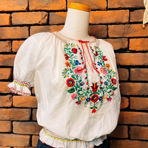 Hungarian Embroidered Blouse
