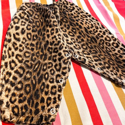 Baby Leopard Corduroy Pants