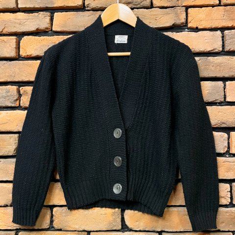 <img class='new_mark_img1' src='https://img.shop-pro.jp/img/new/icons13.gif' style='border:none;display:inline;margin:0px;padding:0px;width:auto;' />Dupont Orlon Black Knit Bolero Cardigan