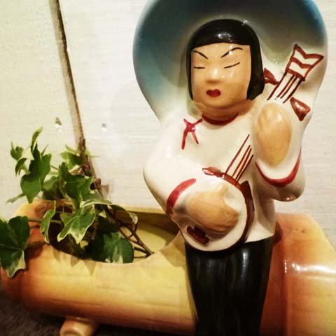 Oriental Doll Planter