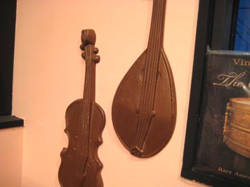 Banjo & Guitar Wall Deco Pair