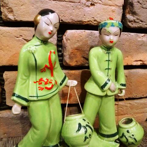 Oriental Doll Pair