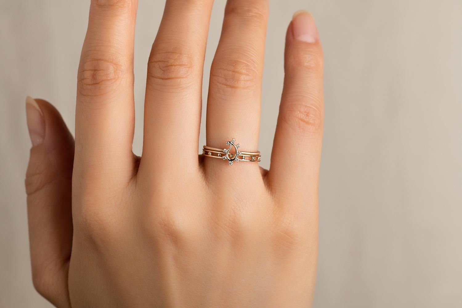 mu☆　aurora gran ring 9号 AURORA GRAN アネモネリング9号