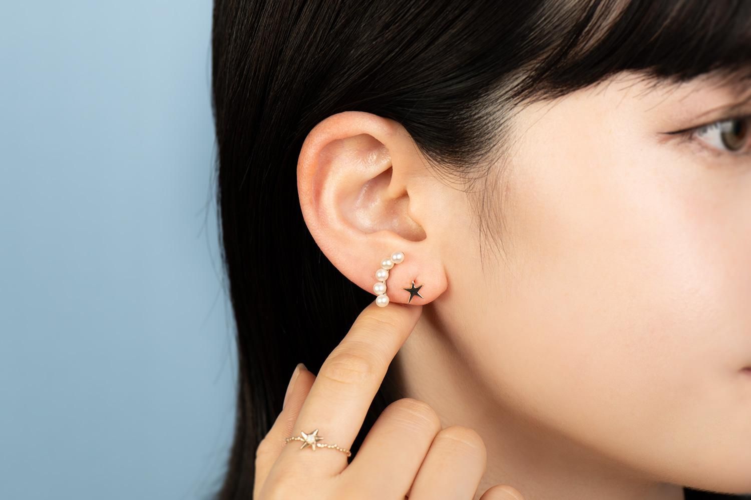 LIQUID SKY スターフィッシュピアス | AURORA GRAN ジュエリー