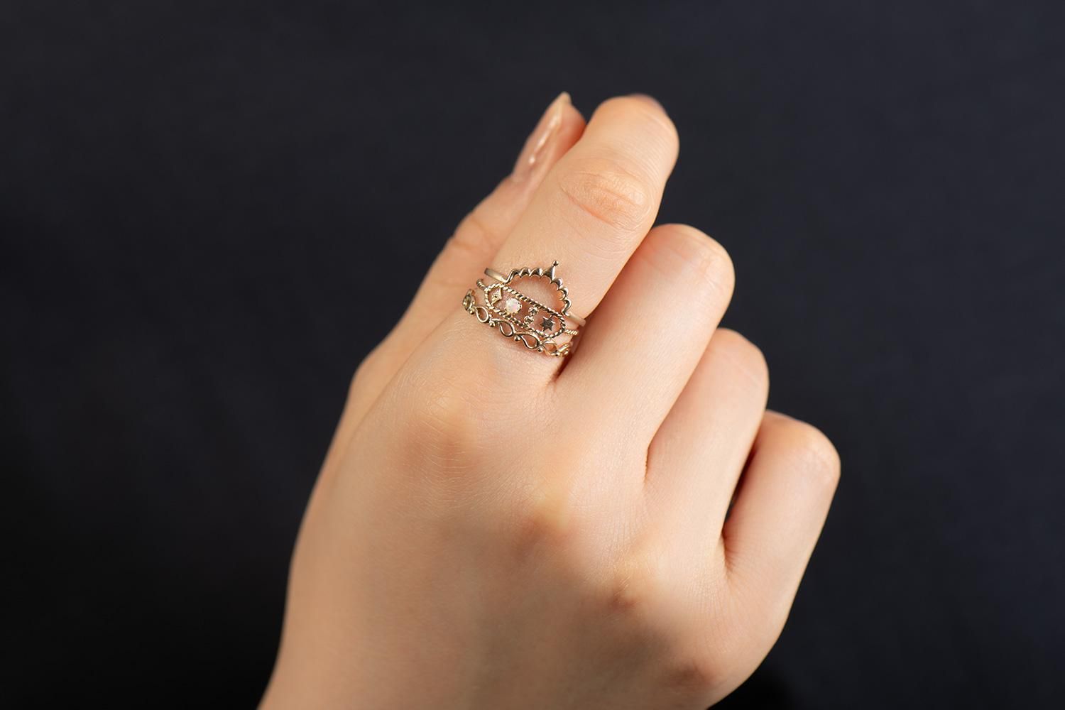 K18 YG オーロラグラン◆AURORA GRAN◆ビーツリング K18 YG オーロラグラン◇AURORA GRAN◇ビーツリング Gene Genie