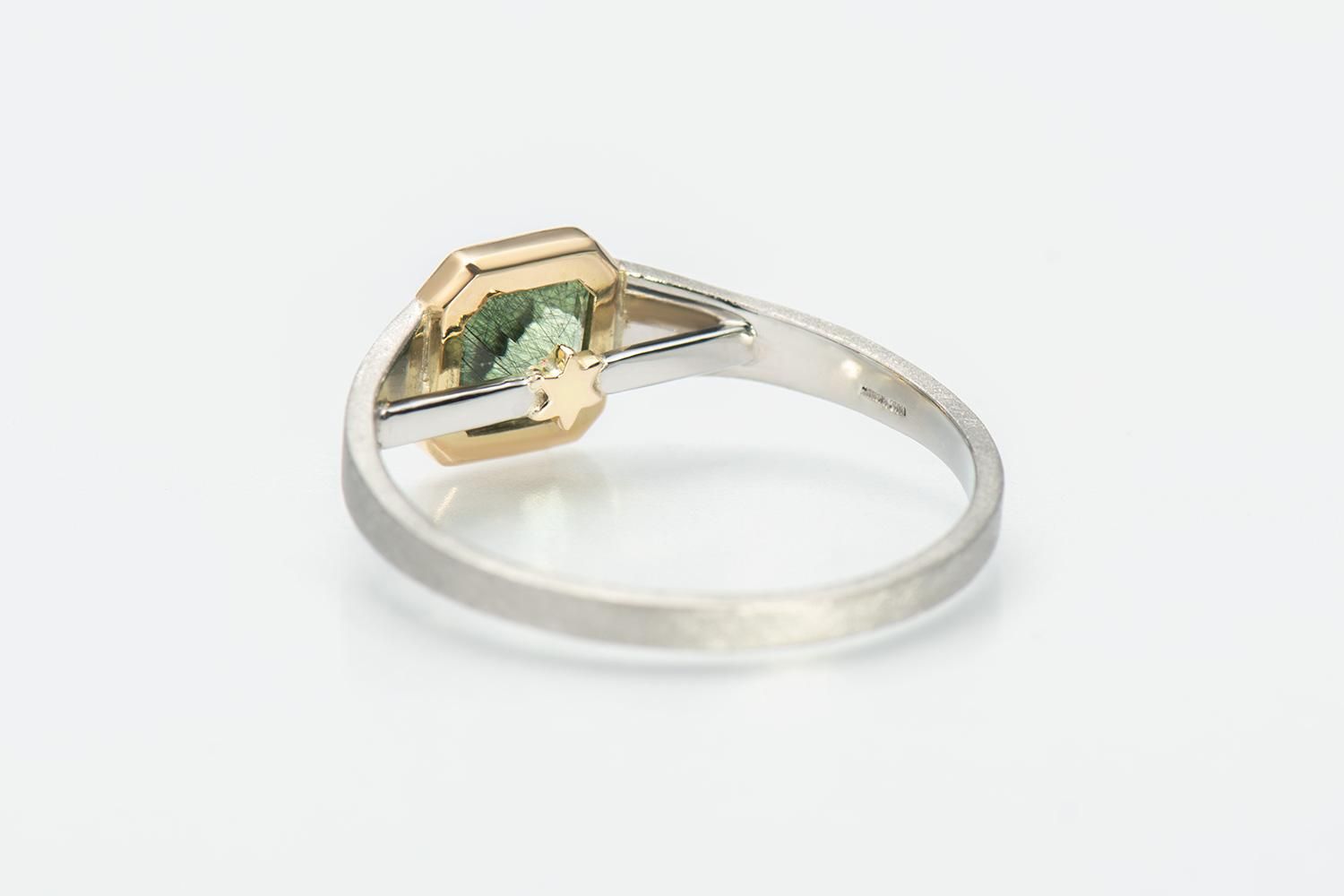 Fillyjonk(フィリフヨンカ) Moss ring ルチルペリドット リング