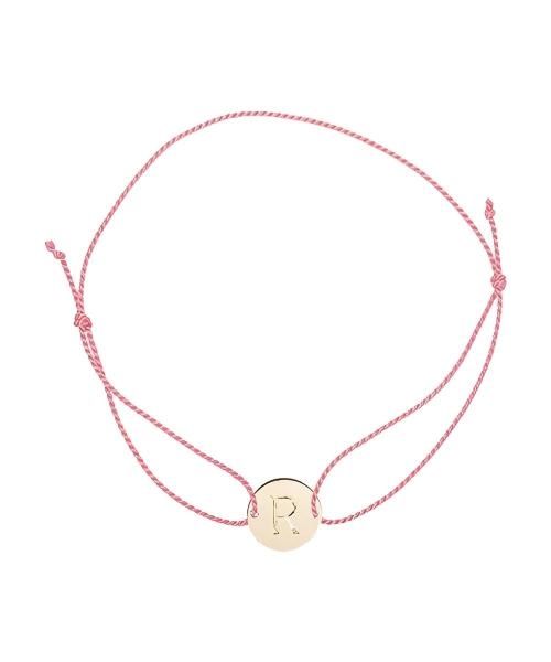 K18YG Cord Bracelet Round for MOM