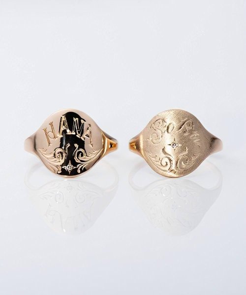  INITIAL＆MESSAGE RING (4文字まで)