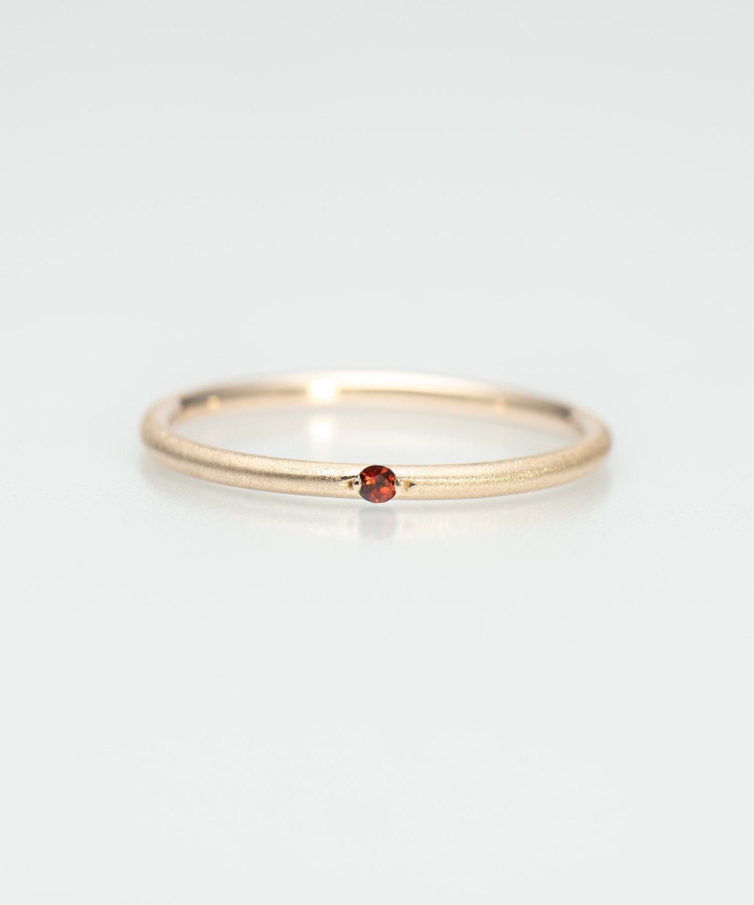 AURORA GRAN キャニオリングホワイトダイア K10 11号