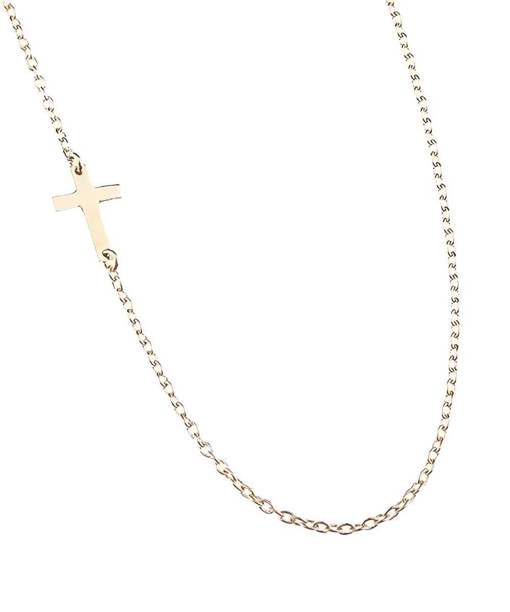 AURORA GRAN オーロラグラン Side cross necklace